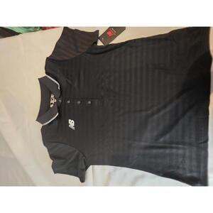 New Balance Women's Black Polo Shirt Large